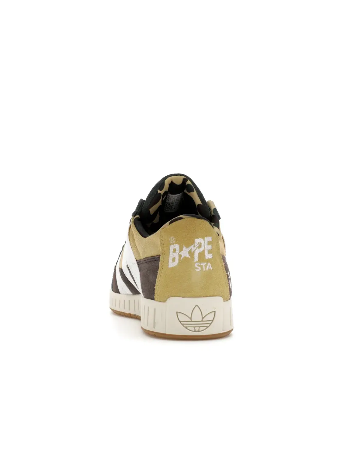 Мужские кроссовки Lifestyle с замшевым верхом Adidas NRTN Bape Sand — изображение 4 из 4, песочный/белый/белый