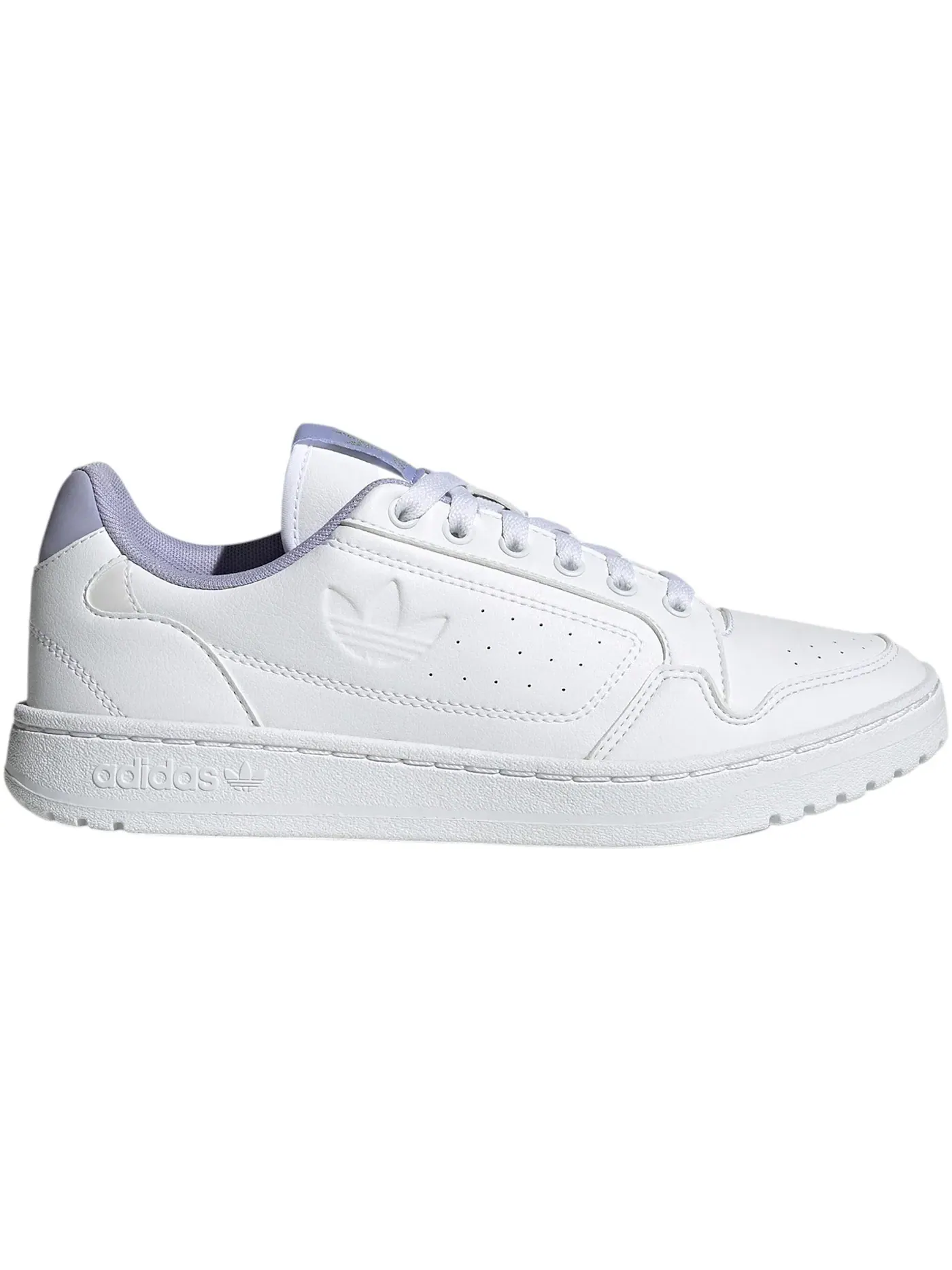 Женские кроссовки Lifestyle Adidas NY 90 Adidas — изображение 1 из 1, белый/белый/фиолетовый