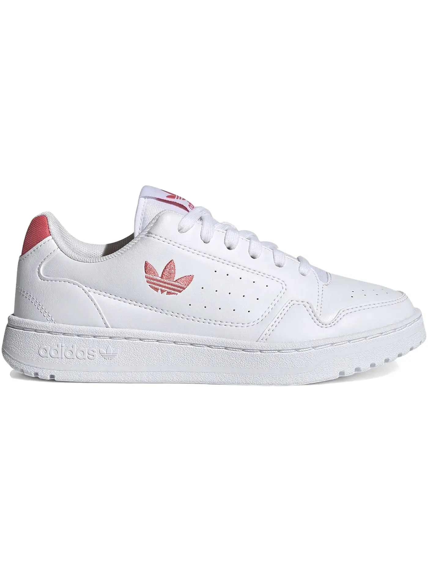 Детские кроссовки Lifestyle с моделью Adidas NY 90 Adidas — изображение 1 из 1, белый/розовый/белый