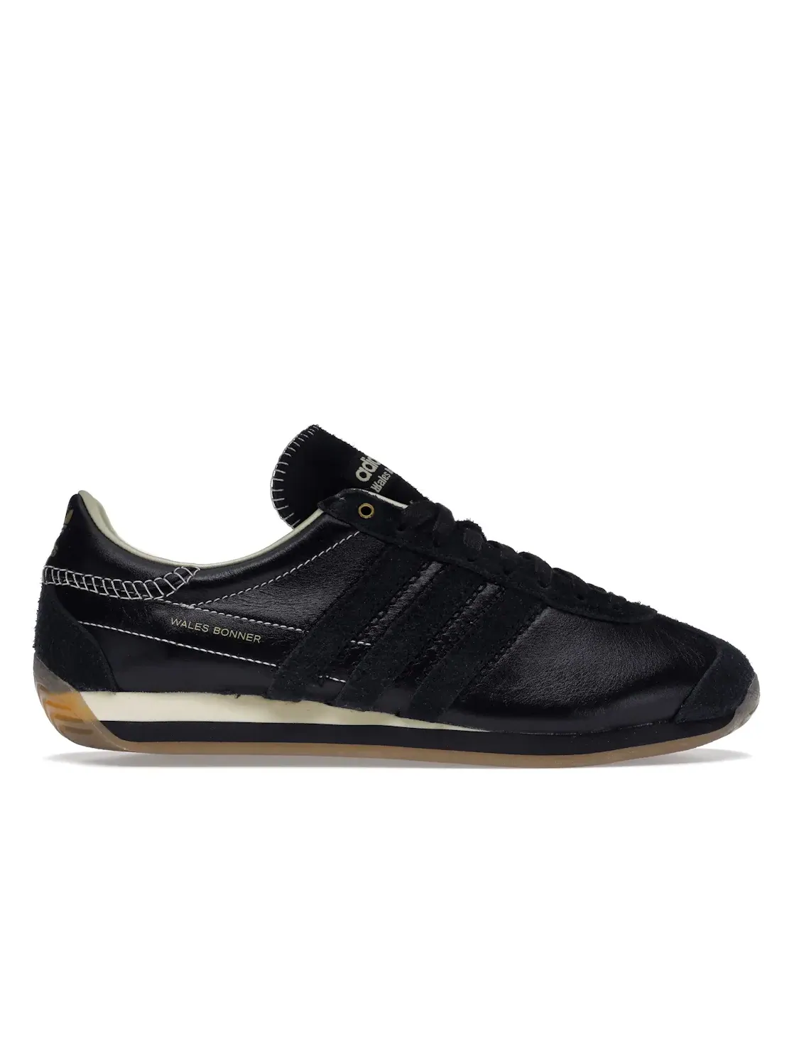 Мужские кроссовки lifestyle Adidas Originals Country — изображение 1 из 4, черный/черный/желтый