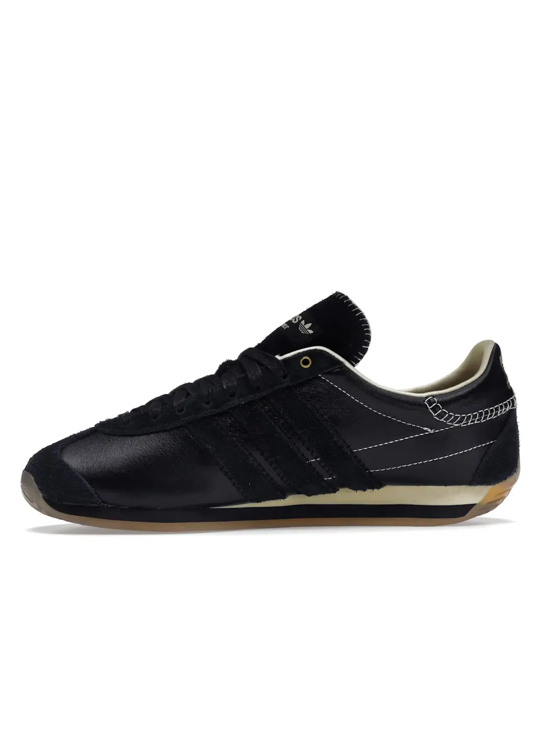 Мужские кроссовки lifestyle Adidas Originals Country — изображение 3 из 4, черный/черный/желтый
