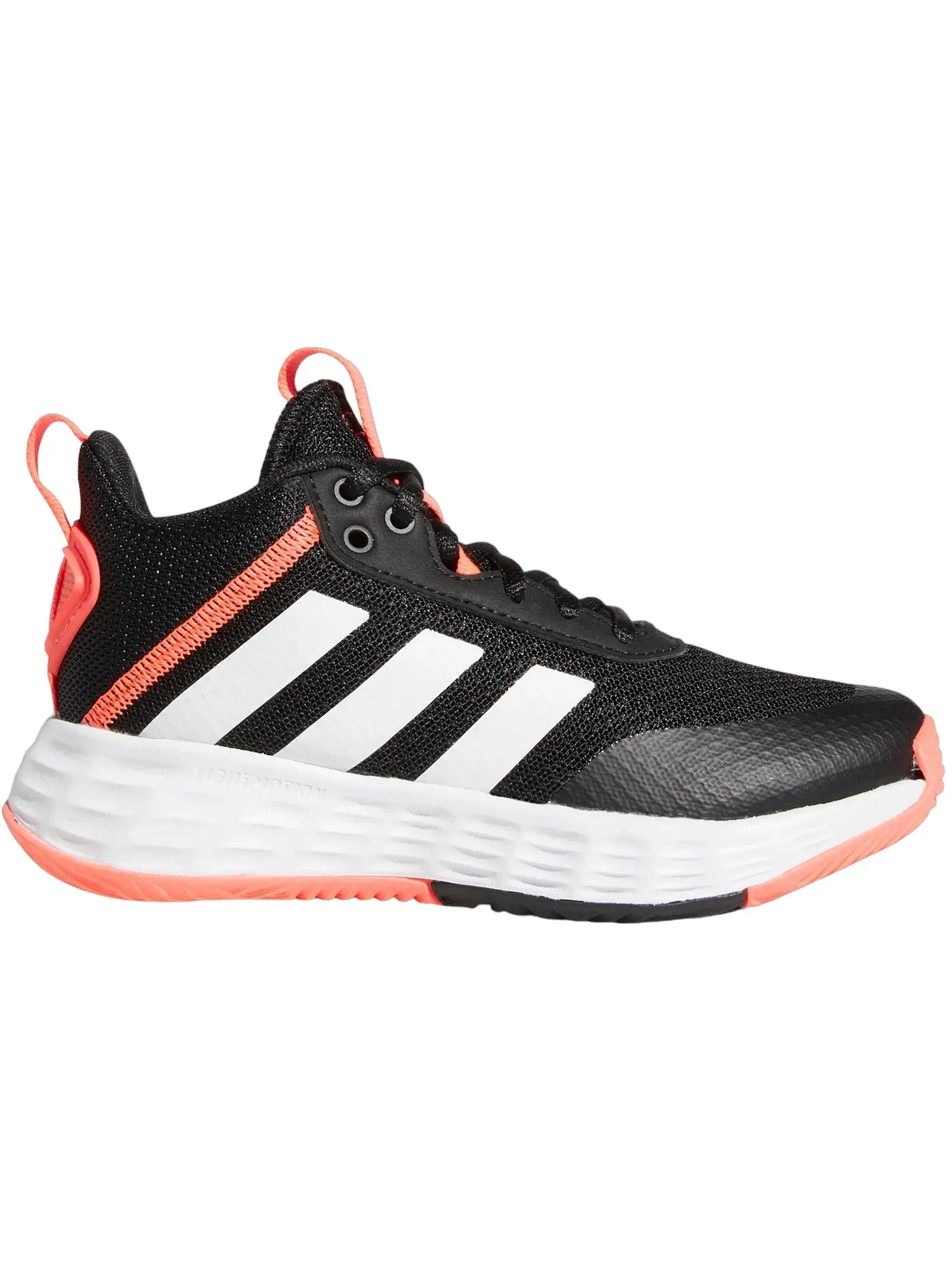 Детские кроссовки для мальчиков с длинным шнурком Adidas Adidas Ownthegame 2.0 — изображение 1 из 1, черный белый