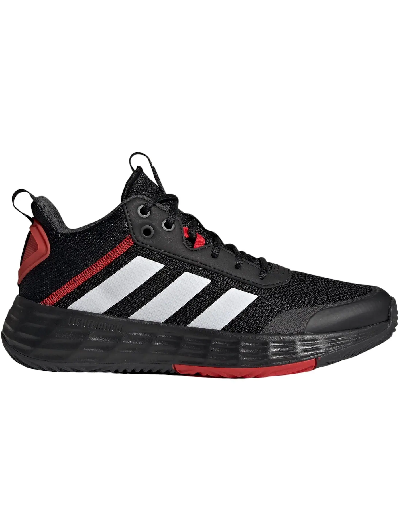 Мужские кроссовки для бега Adidas Ownthegame — изображение 1 из 1, черный/белый