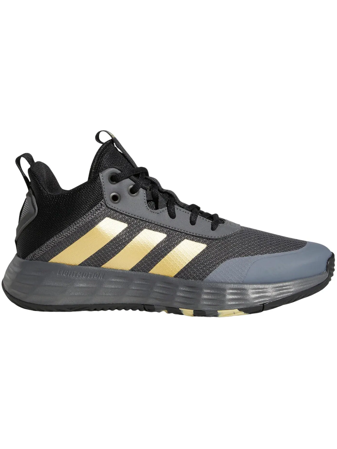 Мужские кроссовки для бега Ownthegame Adidas — изображение 1 из 1, серый/золотистый/черный