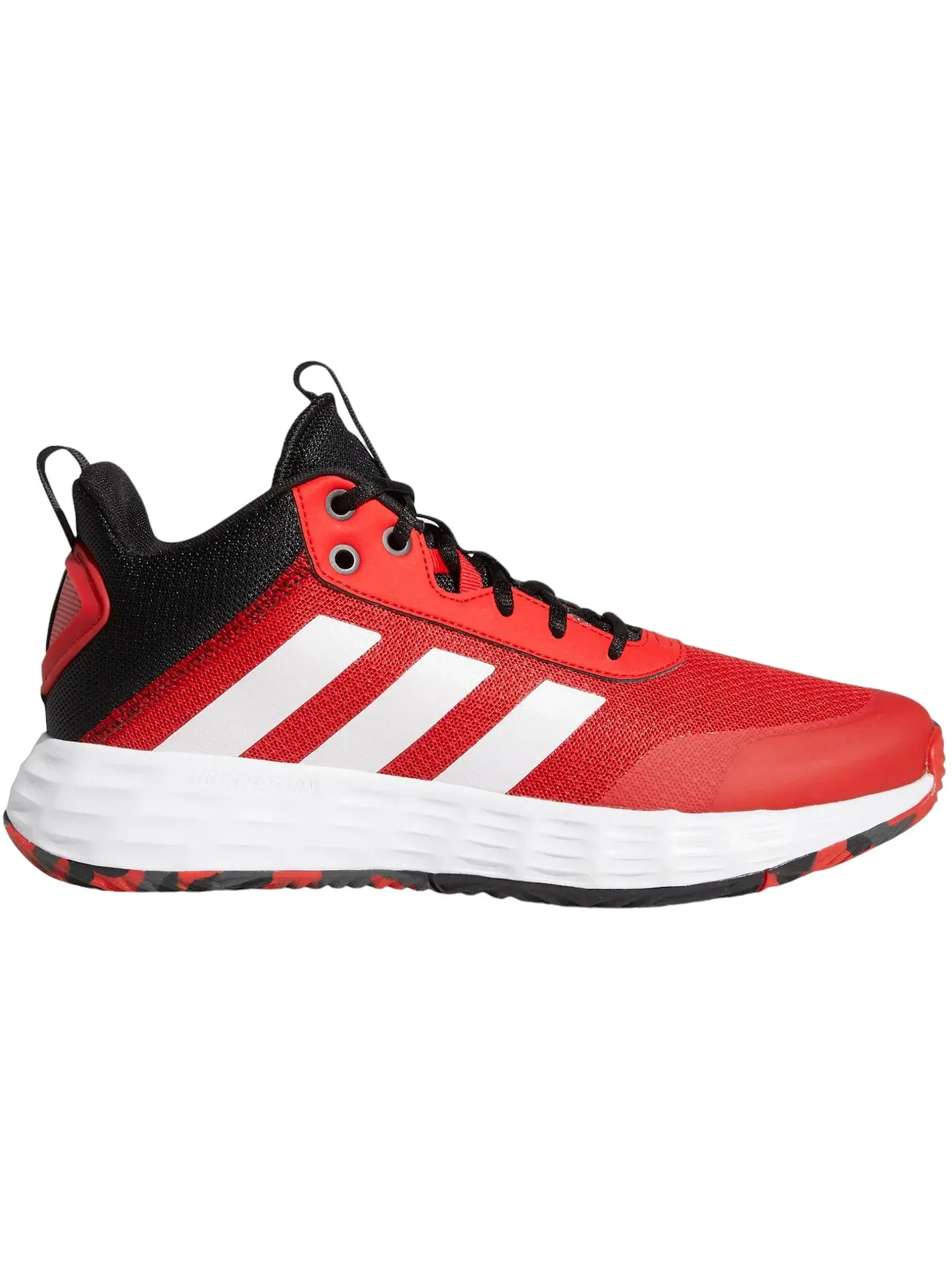 Мужские кроссовки для баскетбола Adidas Ownthegame — изображение 1 из 1, красный/белый/черный