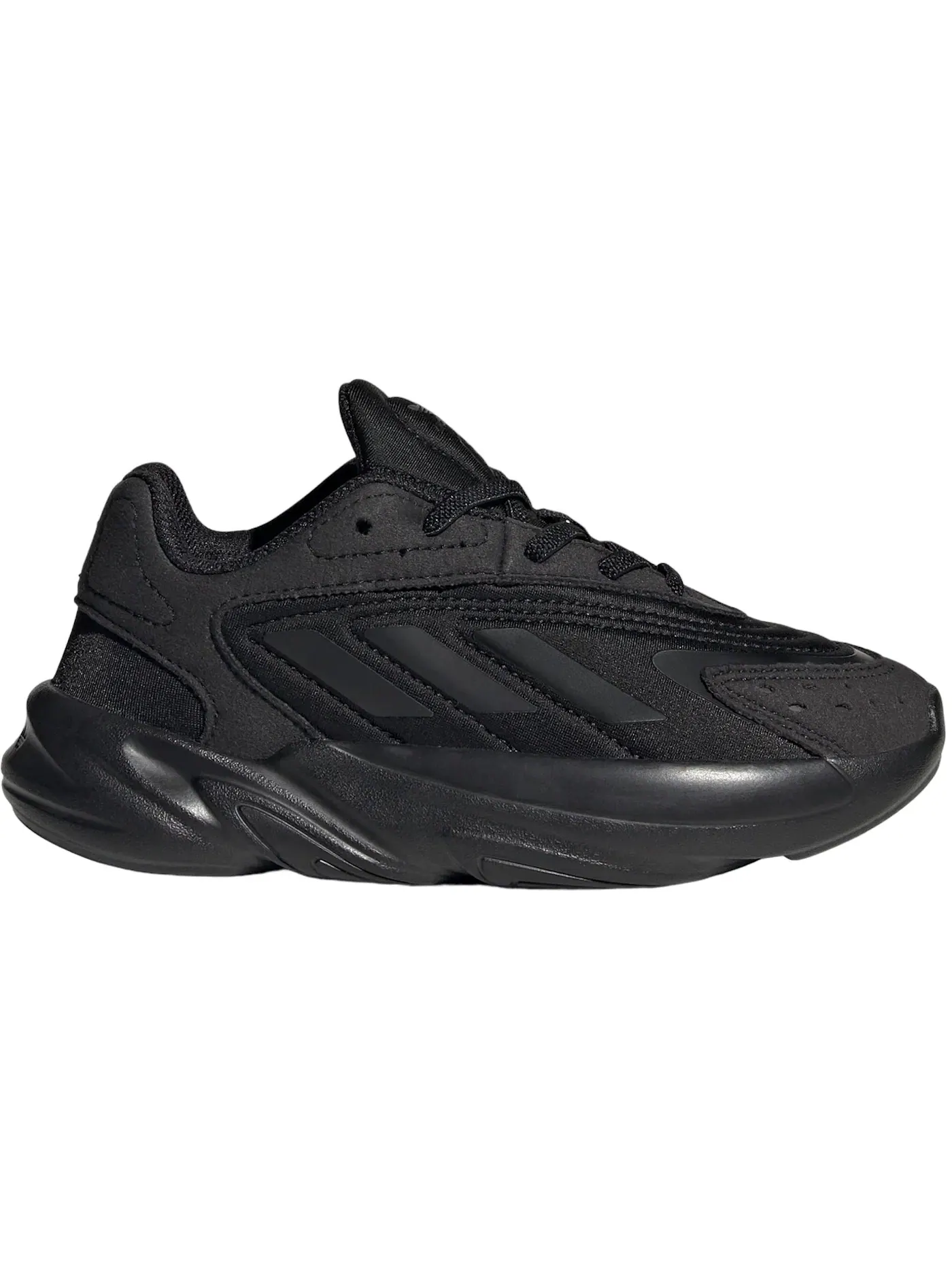 Детские кроссовки для мальчиков с сетчатым верхом Adidas Ozelia — изображение 1 из 1, черный черный черный