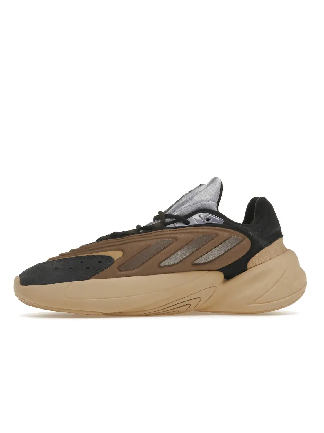 Женские кроссовки для повседневной носки Adidas Ozelia — изображение 3 из 4, коричневый/фиолетовый