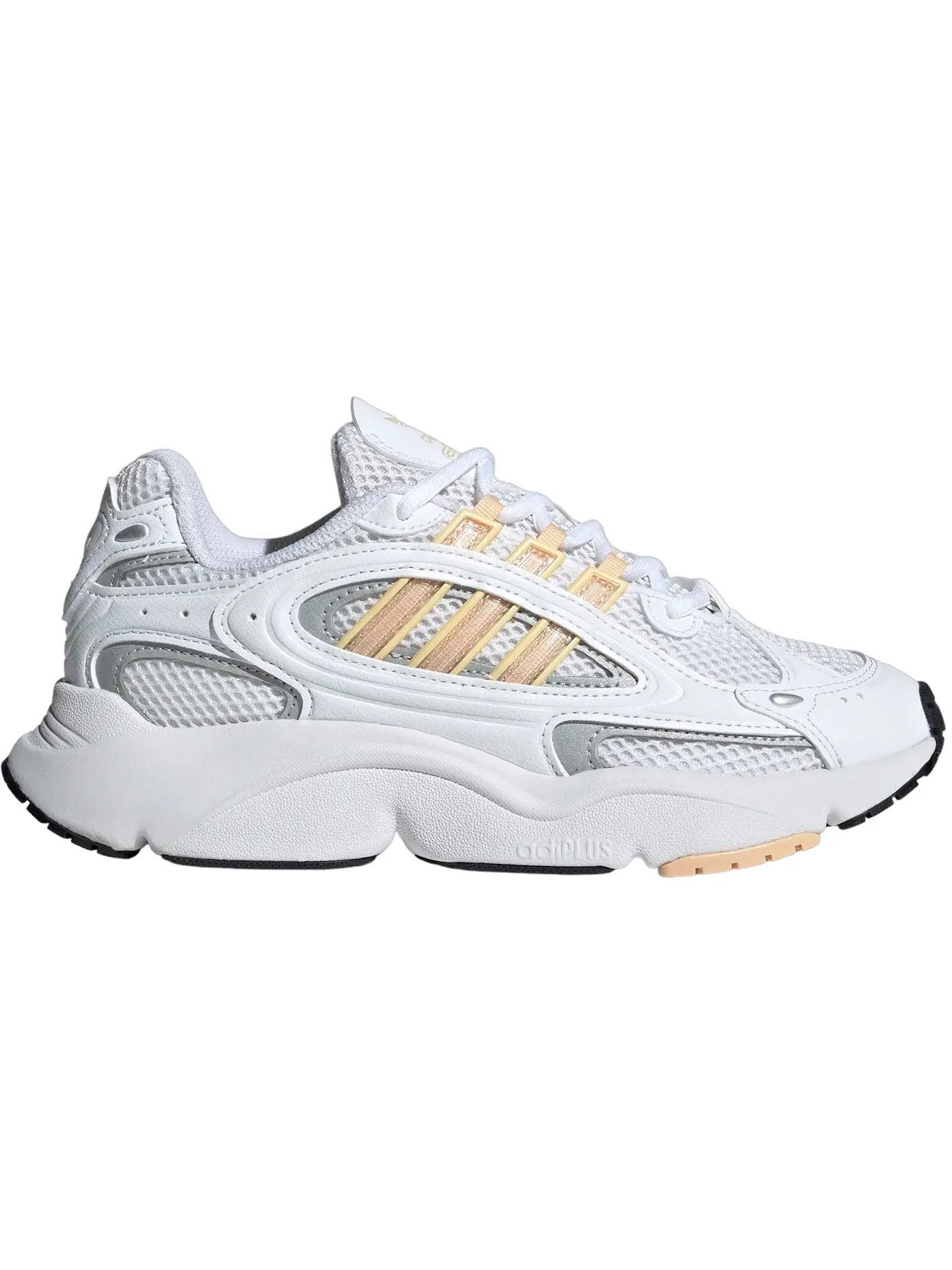 Женские кроссовки lifestyle Adidas Ozmillen — изображение 1 из 1, белый/оранжевый/песочный
