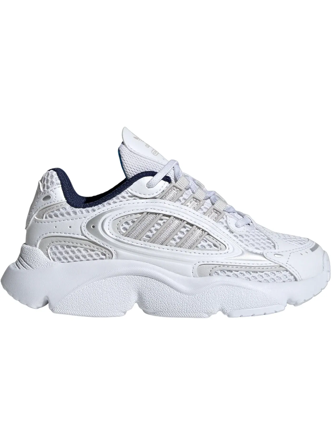 Детские кроссовки Lifestyle с принтом Adidas Ozmillen Adidas — изображение 1 из 1, белый/серый/яркий синий