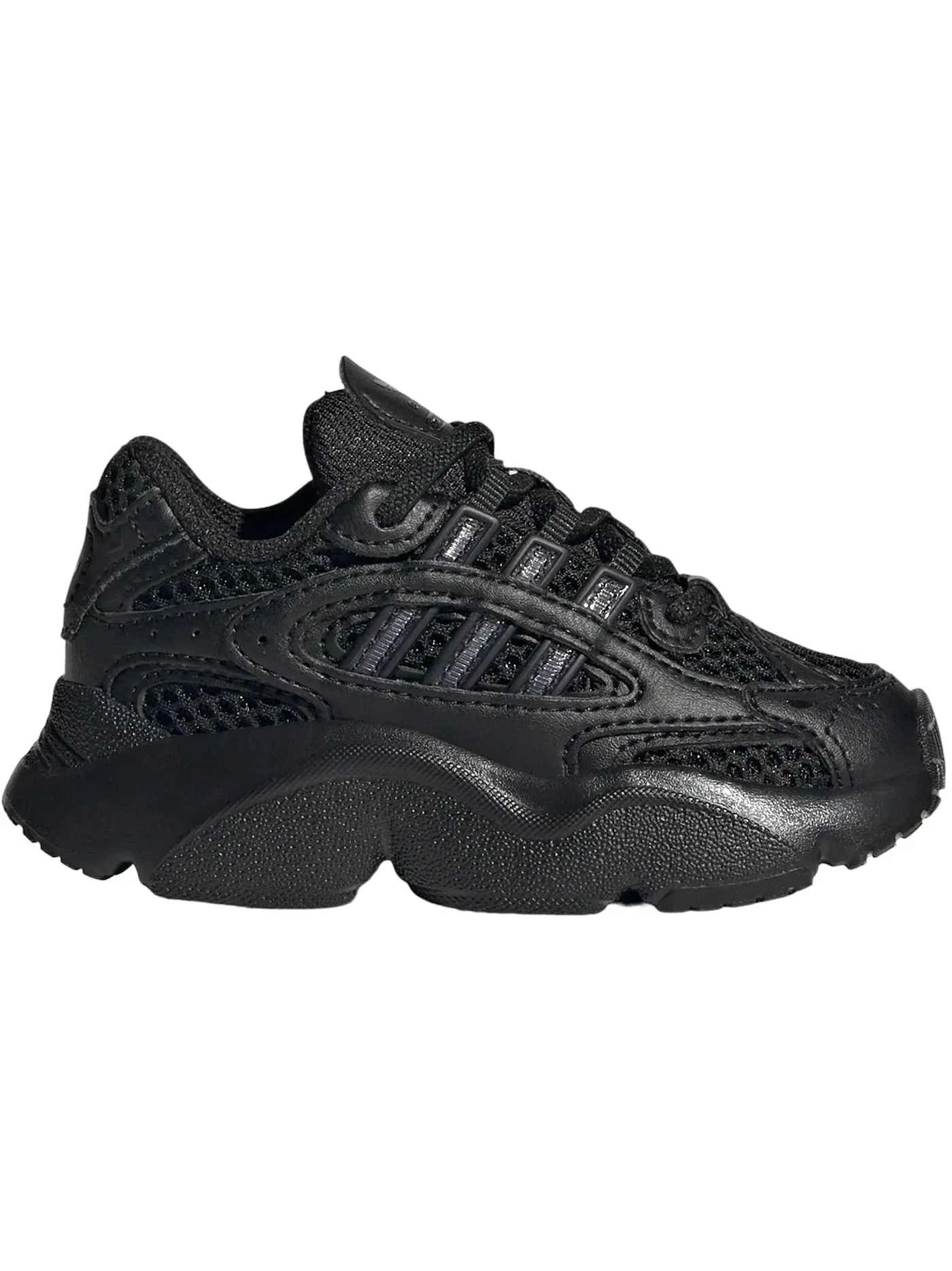 Детские кроссовки lifestyle с принтом Adidas Ozmillen EL — изображение 1 из 1, черный черный белый