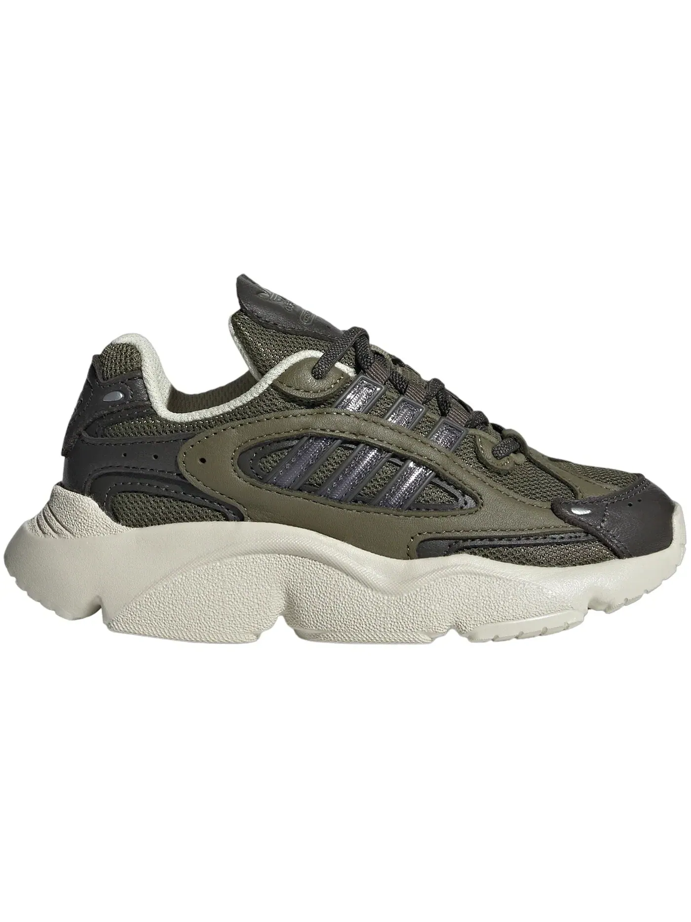Детские кроссовки повседневные Adidas Ozmillen — изображение 1 из 1, оливковый/оливковый