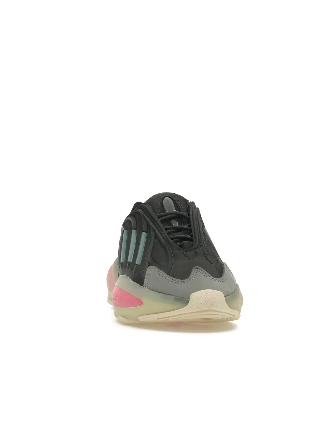 Мужские кроссовки с амортизацией Adidas Ozrah Adidas — изображение 2 из 4, черный/зеленый/розовый