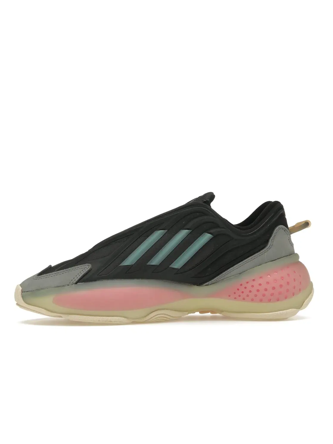 Мужские кроссовки с амортизацией Adidas Ozrah Adidas — изображение 3 из 4, черный/зеленый/розовый