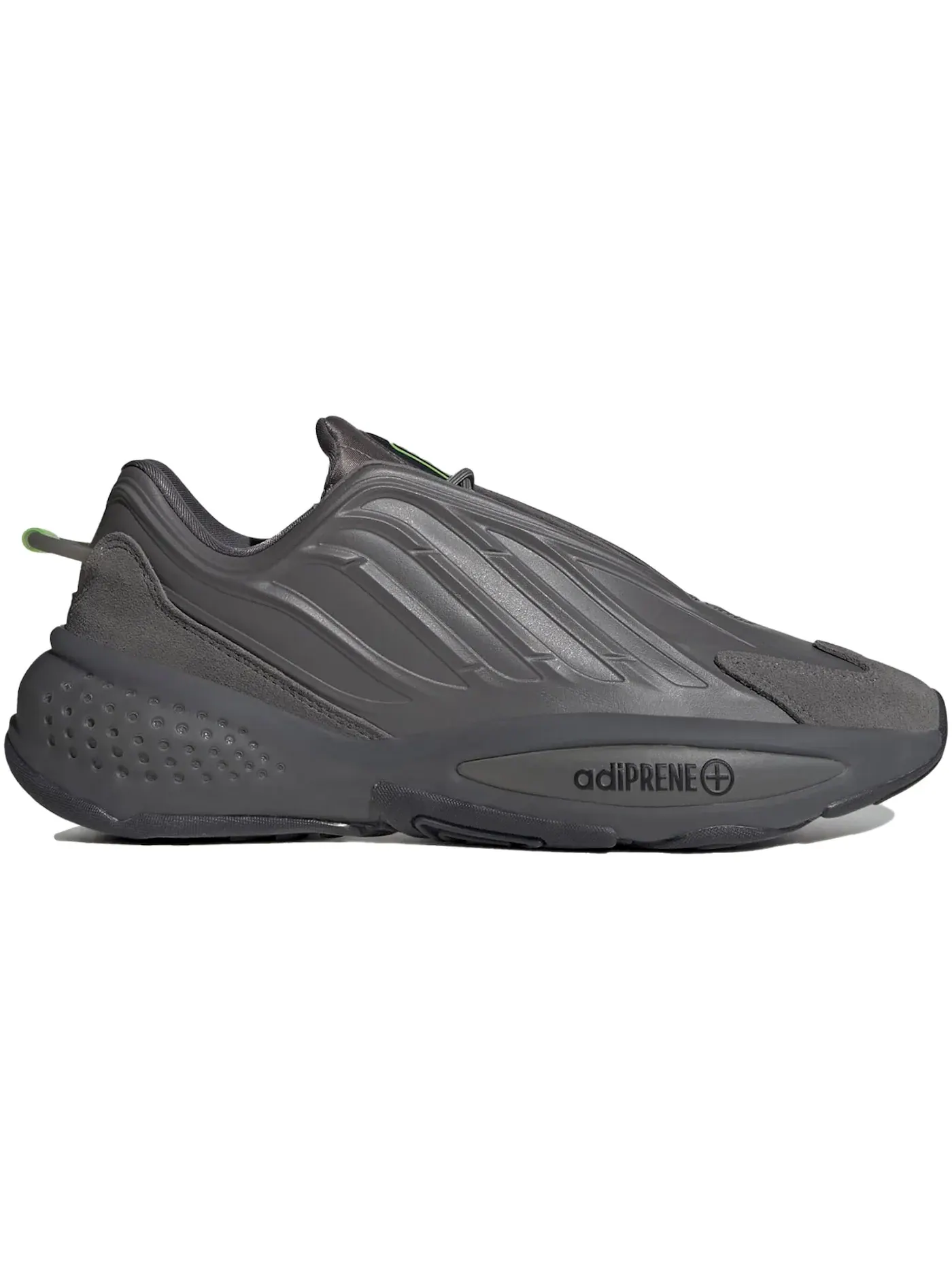 Мужские кроссовки с амортизацией Adidas Ozrah — изображение 1 из 1, серый/черный/зеленый