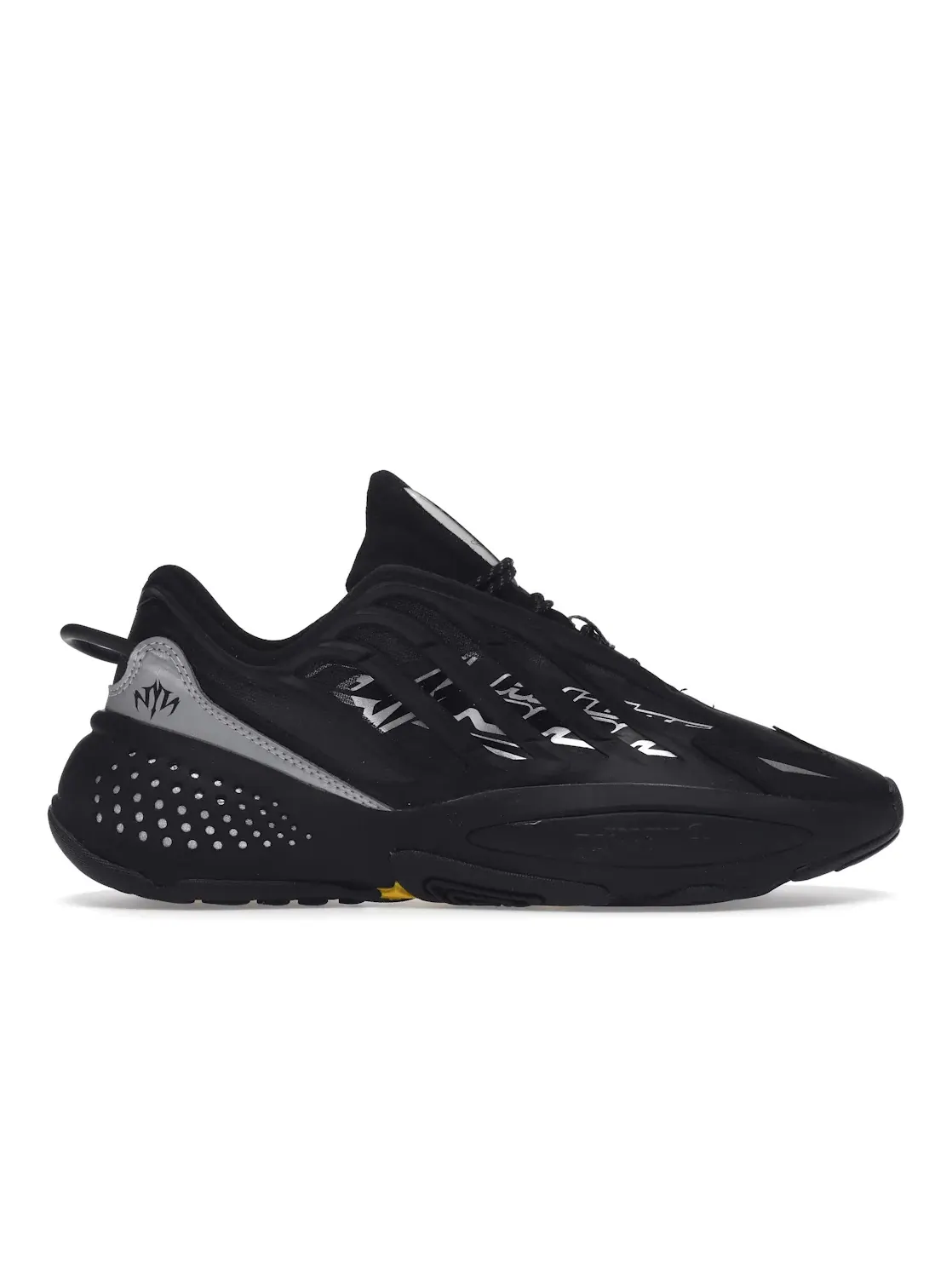 Мужские кроссовки с контрастными вставками Adidas Ozrah — изображение 1 из 4, черный/черный/серый