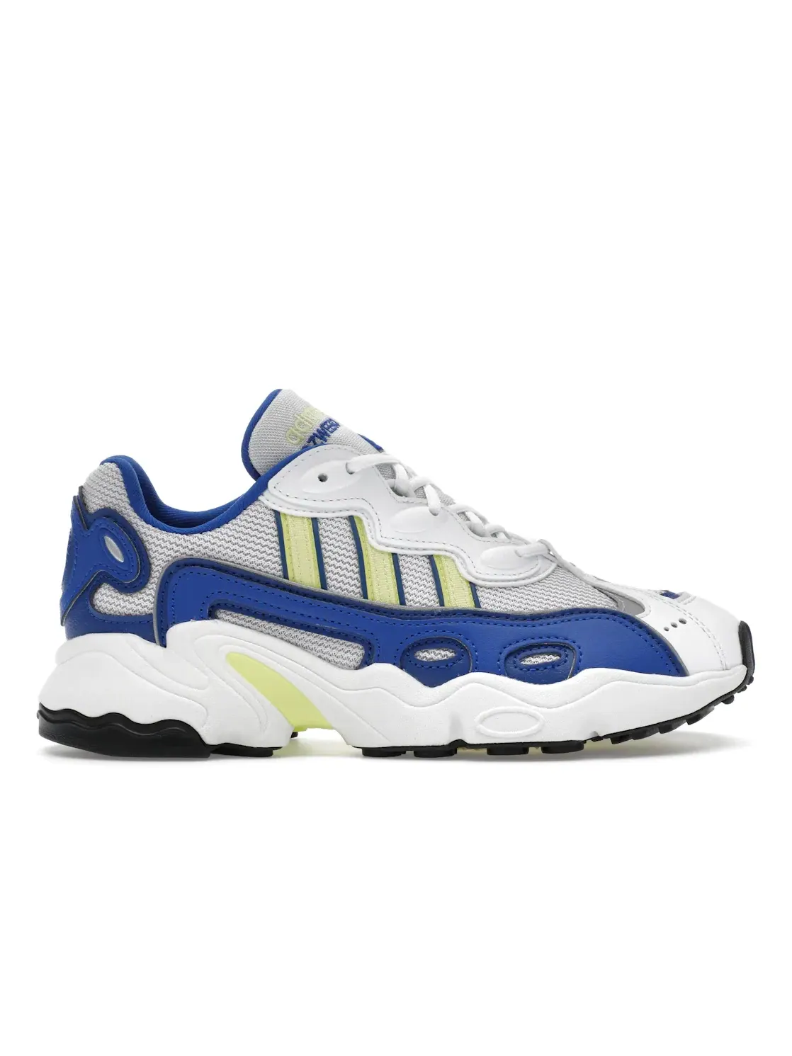 Женские кроссовки Lifestyle с оригинальным дизайном Adidas Ozweego 3 OG — изображение 1 из 4, белый/синий/желтый