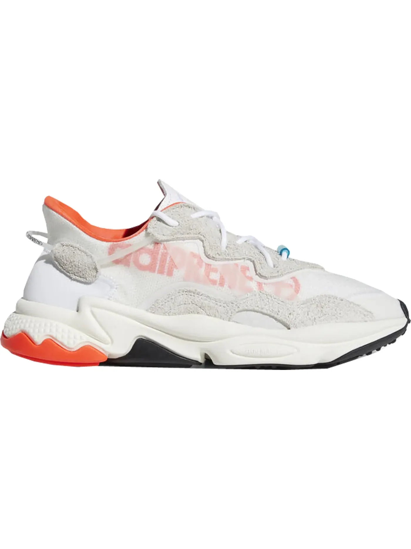 Мужские кроссовки Lifestyle Ozweego Adidas — изображение 1 из 1, белый/красный/белый