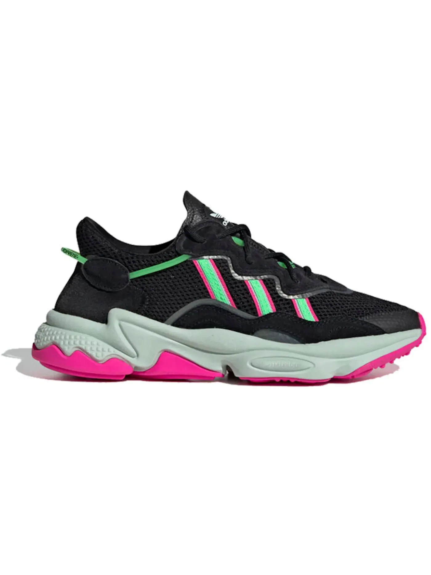 Женские кроссовки Lifestyle Adidas Ozweego — изображение 1 из 1, черный//розовый