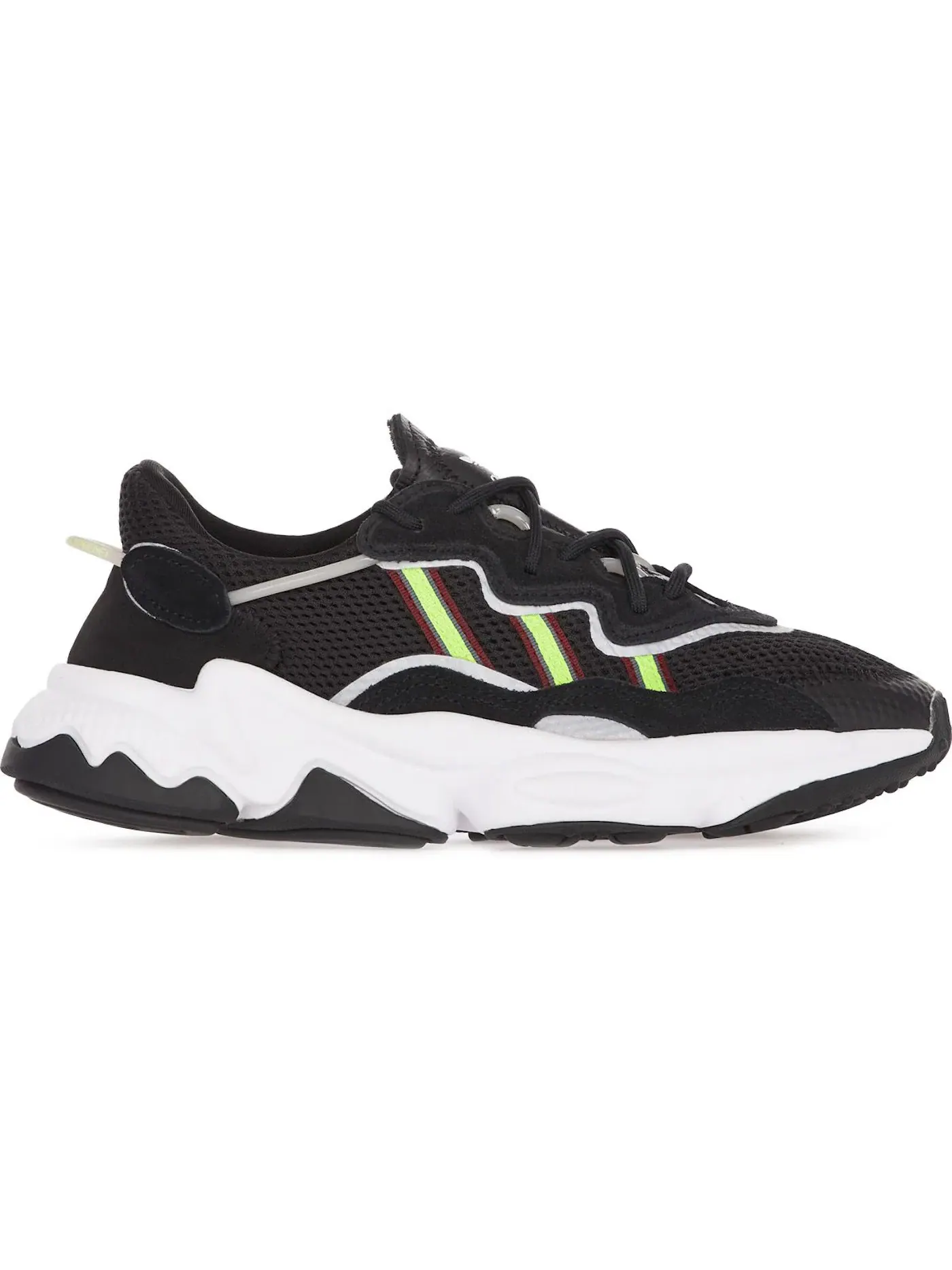 Женские кроссовки Lifestyle Ozweego Adidas — изображение 1 из 1, черный/зеленый