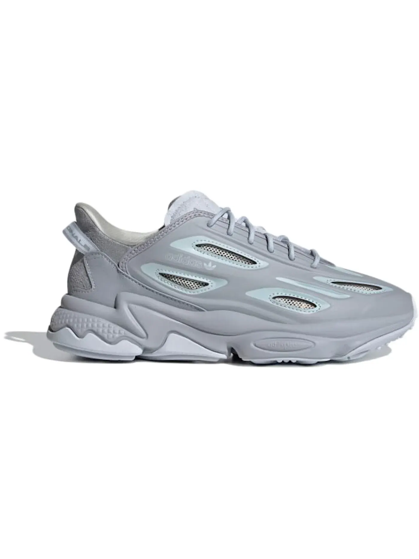 Женские кроссовки lifestyle с сетчатым верхом Adidas Ozweego Celox — изображение 1 из 1, серебристый/синий/белый