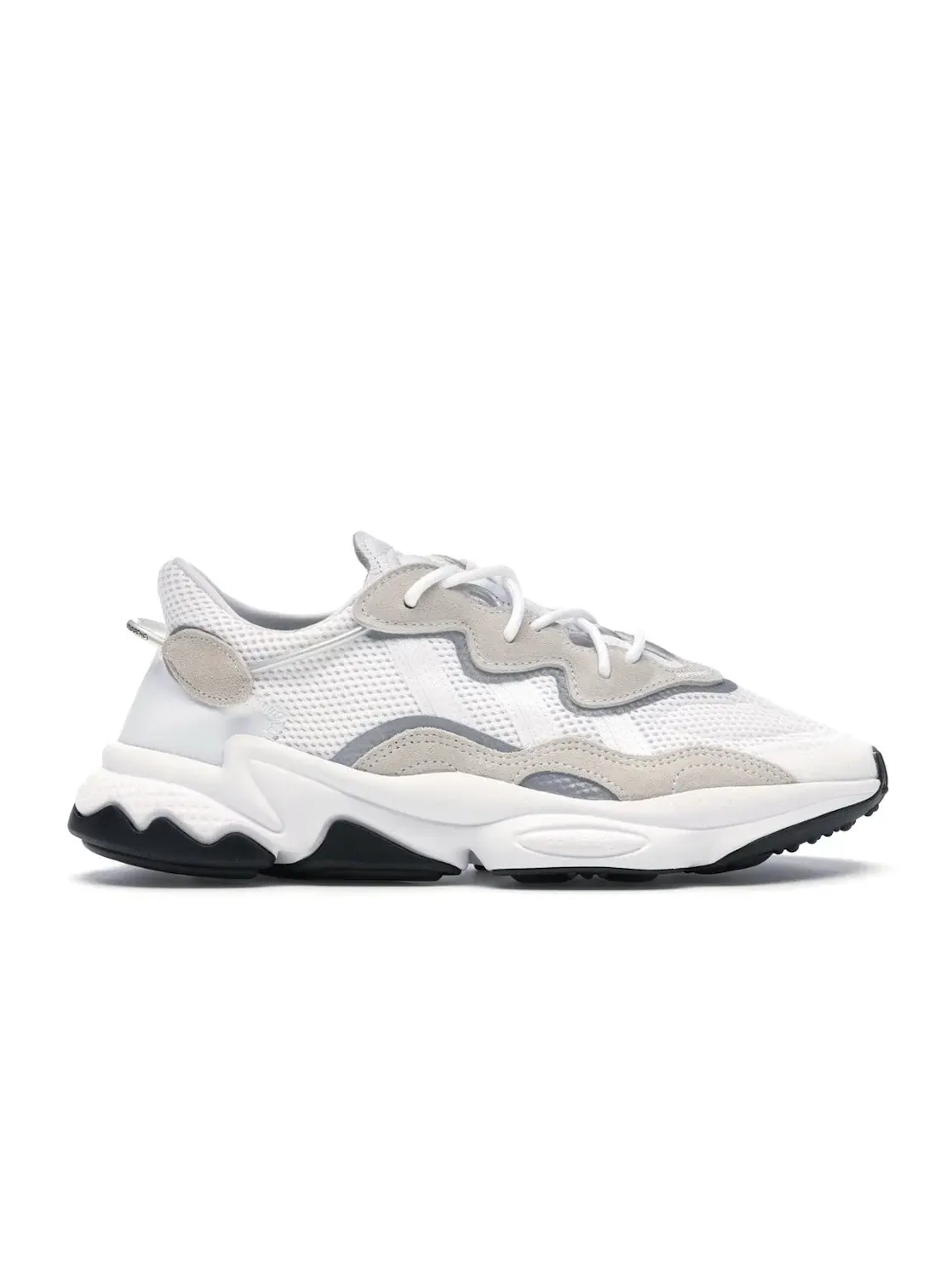 Мужские кроссовки с сетчатым верхом Adidas Ozweego — изображение 1 из 4, белый/белый/черный