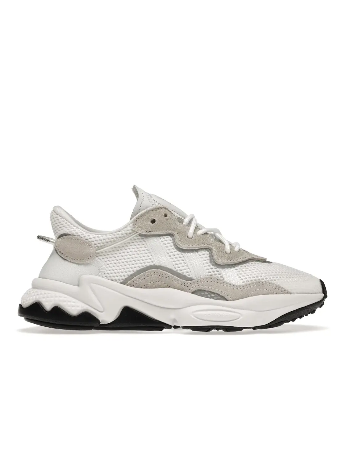 Детские кроссовки с ретро-дизайном Adidas Ozweego — изображение 1 из 4, белый/белый/черный
