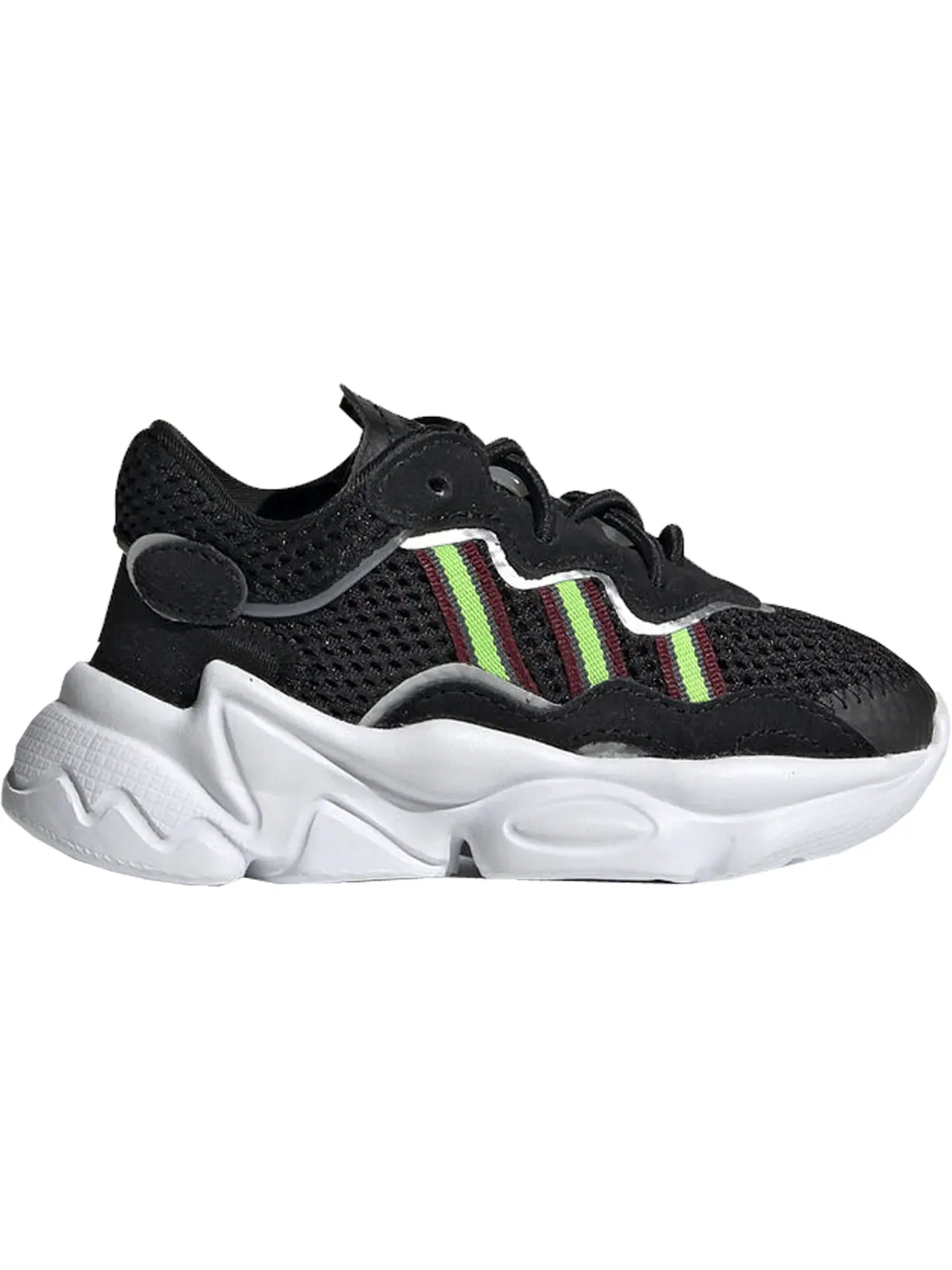 Детские кроссовки Lifestyle Adidas Ozweego — изображение 1 из 1, черный зеленый