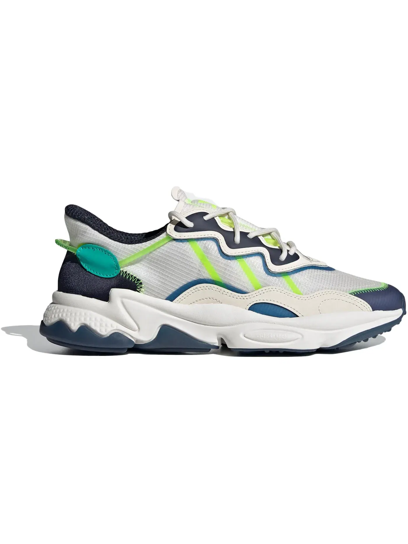 Мужские кроссовки Lifestyle Adidas Ozweego — изображение 1 из 1, белый/зеленый