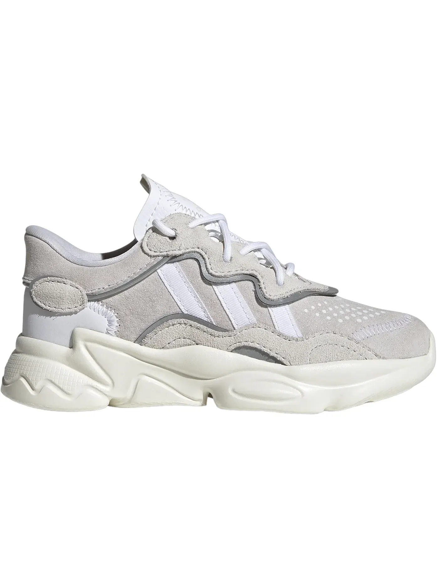 Детские кроссовки для мальчиков с сетчатым верхом Adidas Ozweego — изображение 1 из 1, белый/белый/белый