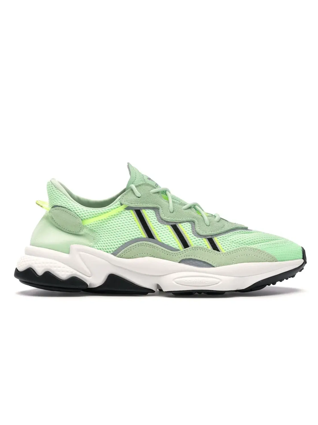 Мужские кроссовки Lifestyle Ozweego Adidas — изображение 1 из 4, зеленый/черный/желтый