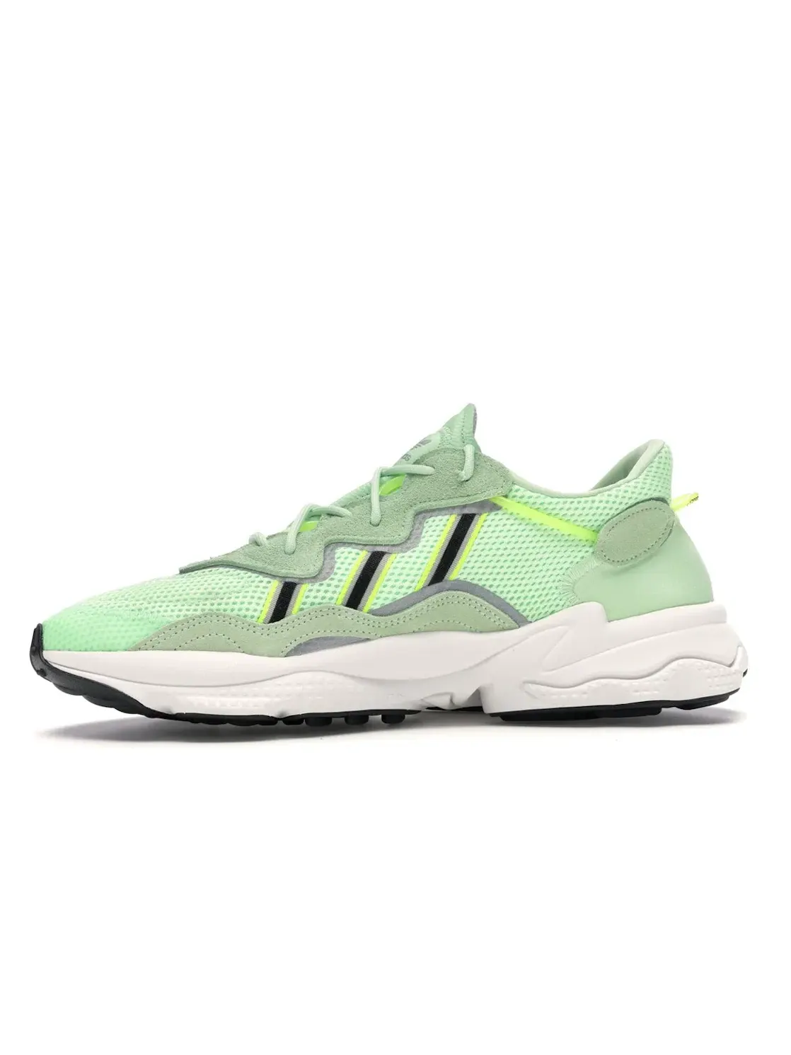 Мужские кроссовки Lifestyle Ozweego Adidas — изображение 3 из 4, зеленый/черный/желтый
