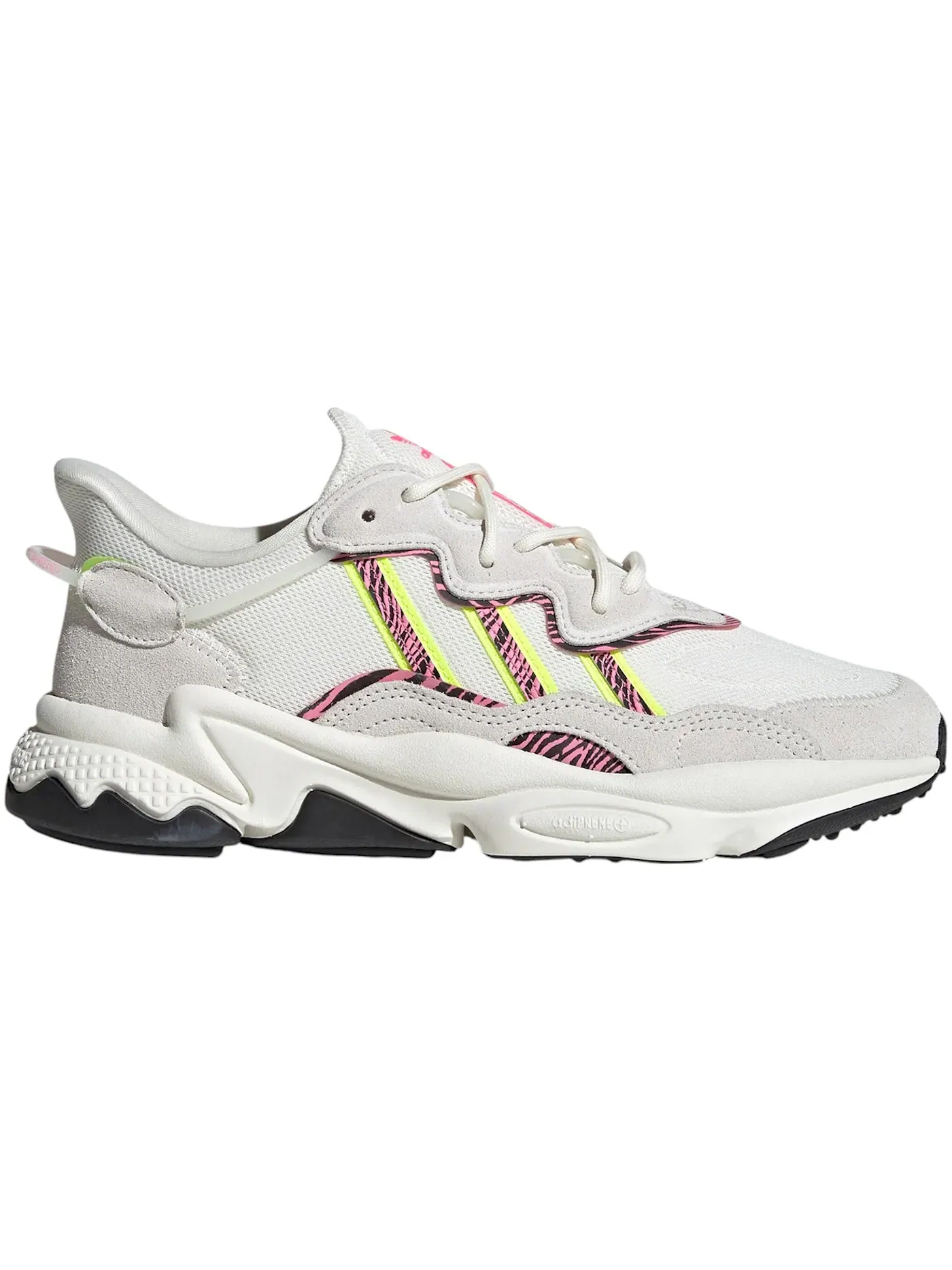 Женские кроссовки lifestyle Adidas Ozweego — изображение 1 из 1, белый желтый розовый