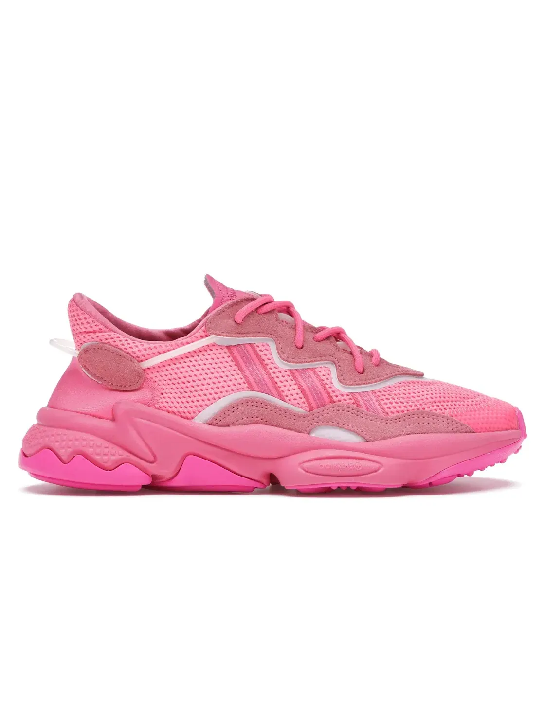 Мужские кроссовки с ретро-дизайном Adidas Ozweego — изображение 1 из 4, яркий голубой//белый