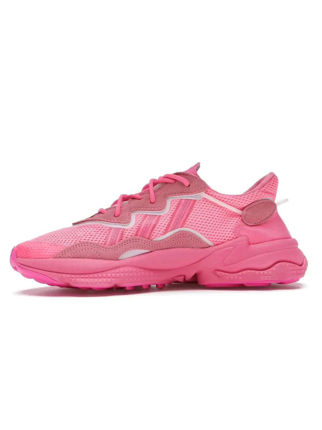 Мужские кроссовки с ретро-дизайном Adidas Ozweego — изображение 3 из 4, яркий голубой//белый
