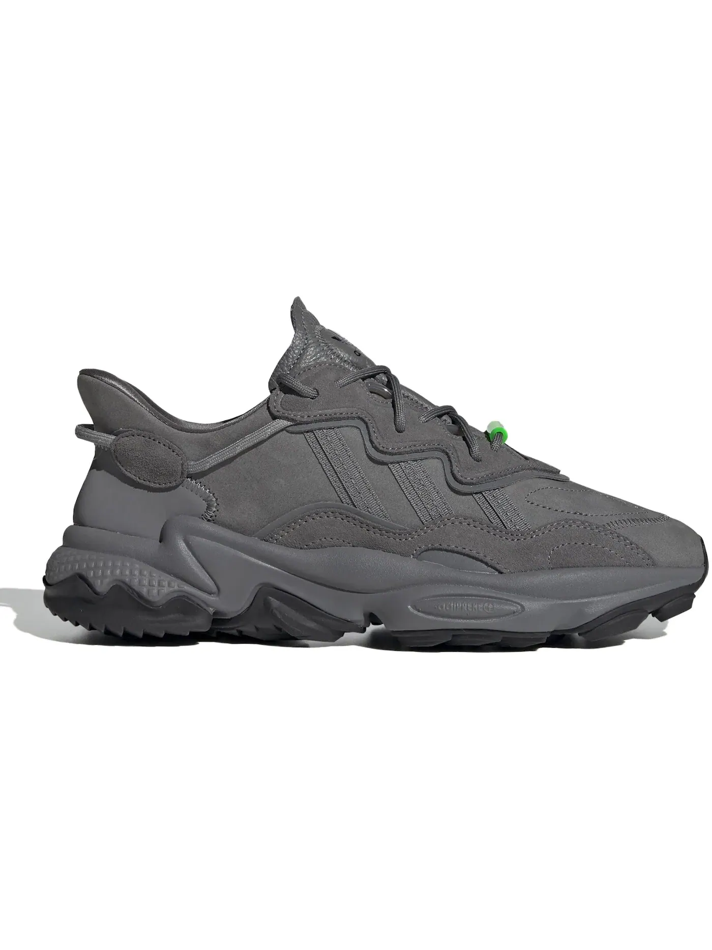 Мужские кроссовки с амортизацией Adidas Ozweego TR — изображение 1 из 1, серый/серый/зеленый