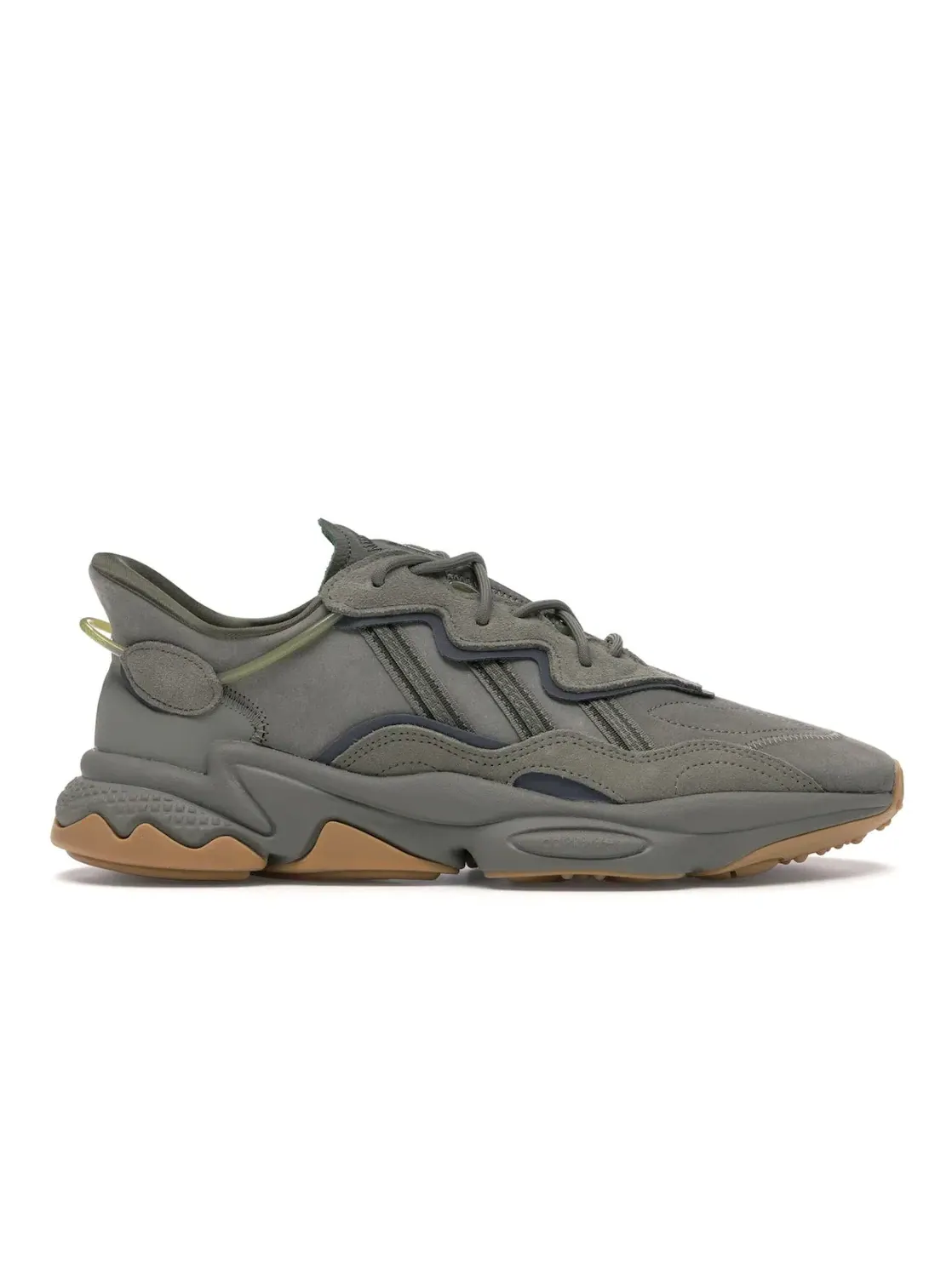 Мужские кроссовки Lifestyle с верхом из нубука Adidas Ozweego, Trace Cargo/Night Cargo/Raw Khak — изображение 1 из 4