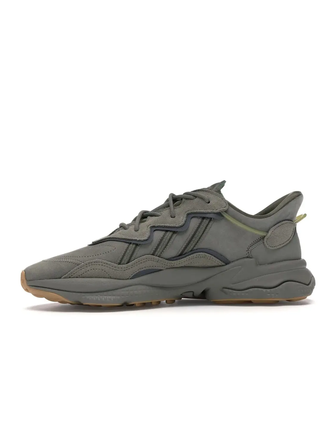 Мужские кроссовки Lifestyle с верхом из нубука Adidas Ozweego, Trace Cargo/Night Cargo/Raw Khak — изображение 3 из 4