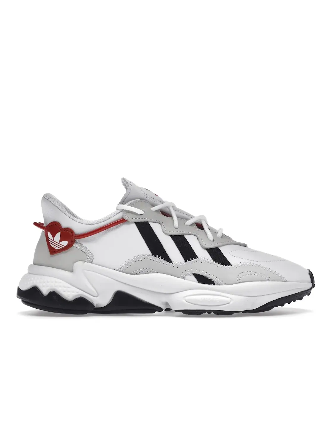 Мужские кроссовки с амортизацией Adidas Ozweego — изображение 1 из 4, белый/черный