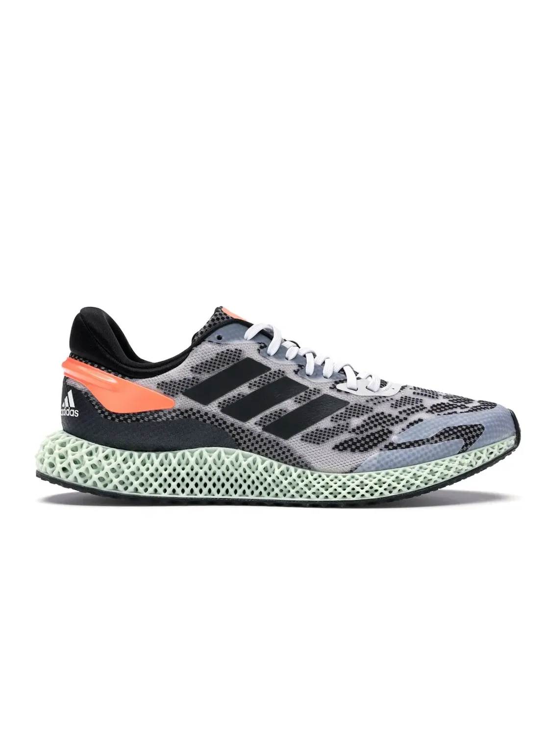Мужские кроссовки с технологией 4D Adidas Performance 4D Run 1.0 — изображение 1 из 4, белый/черный