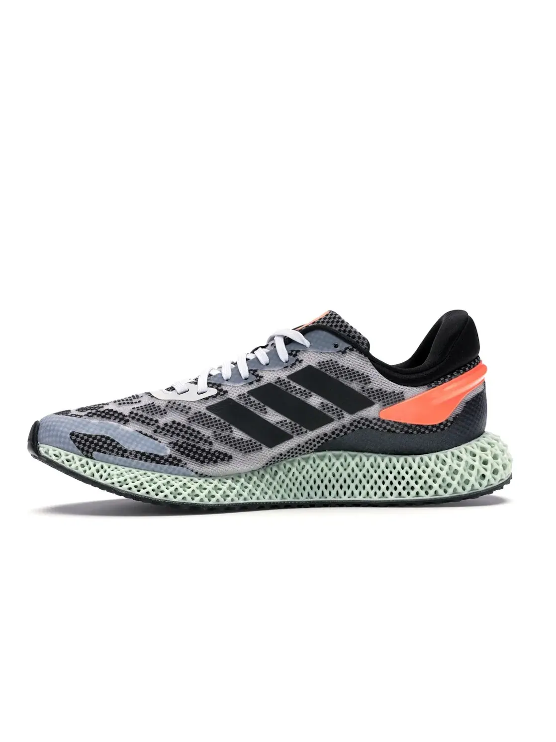 Мужские кроссовки с технологией 4D Adidas Performance 4D Run 1.0 — изображение 3 из 4, белый/черный