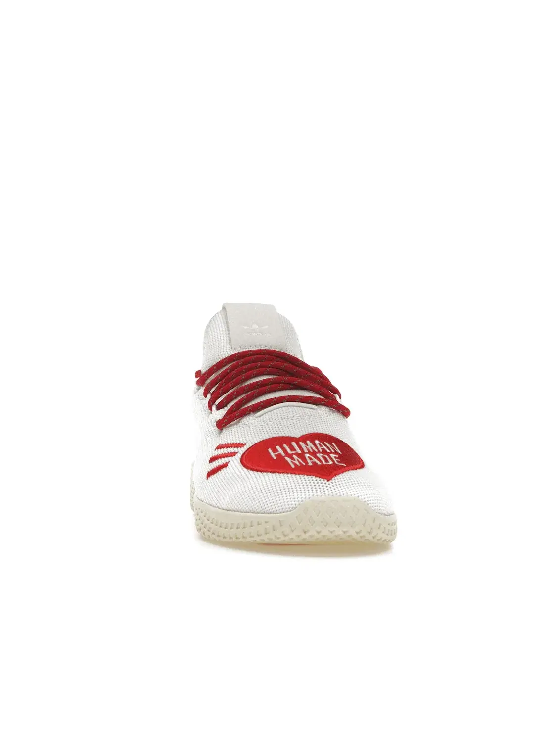 Мужские кроссовки с принтом Adidas Pharrell Tennis Hu — изображение 2 из 4, белый/белый-красный