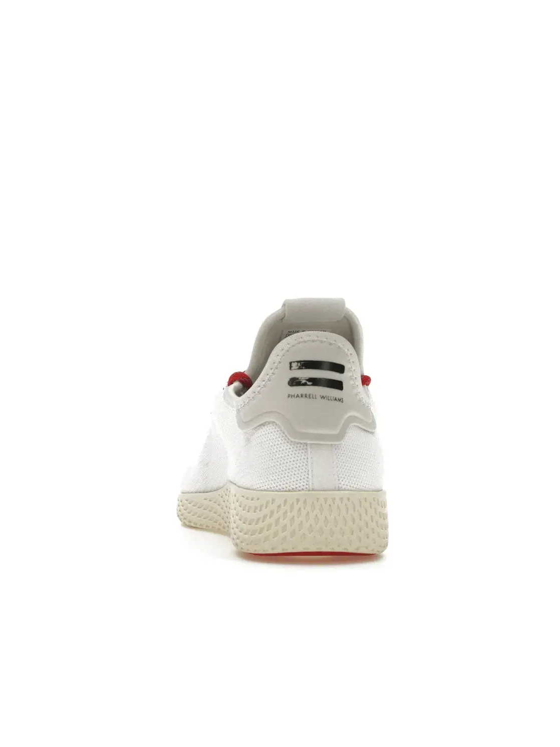 Мужские кроссовки с принтом Adidas Pharrell Tennis Hu — изображение 4 из 4, белый/белый-красный