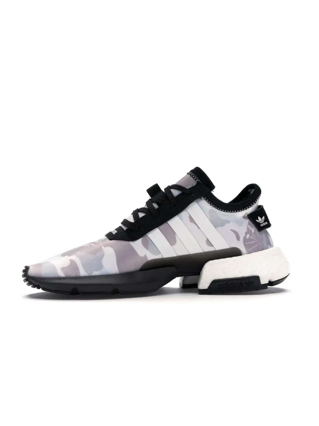Мужские кроссовки с принтом Adidas POD S3.1 Bape x Neighborhood Adidas — изображение 3 из 4, черный/белый/серый