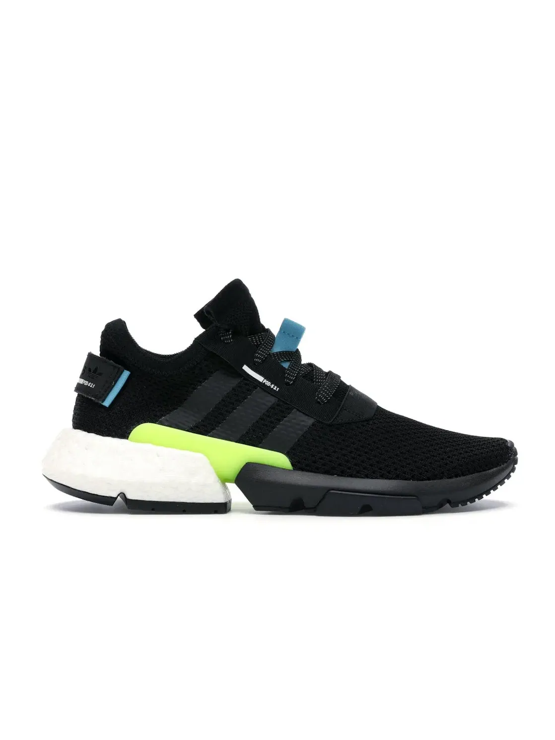 Мужские кроссовки с технологией Boost Adidas POD-S3.1 — изображение 1 из 4, черный/черный/черный