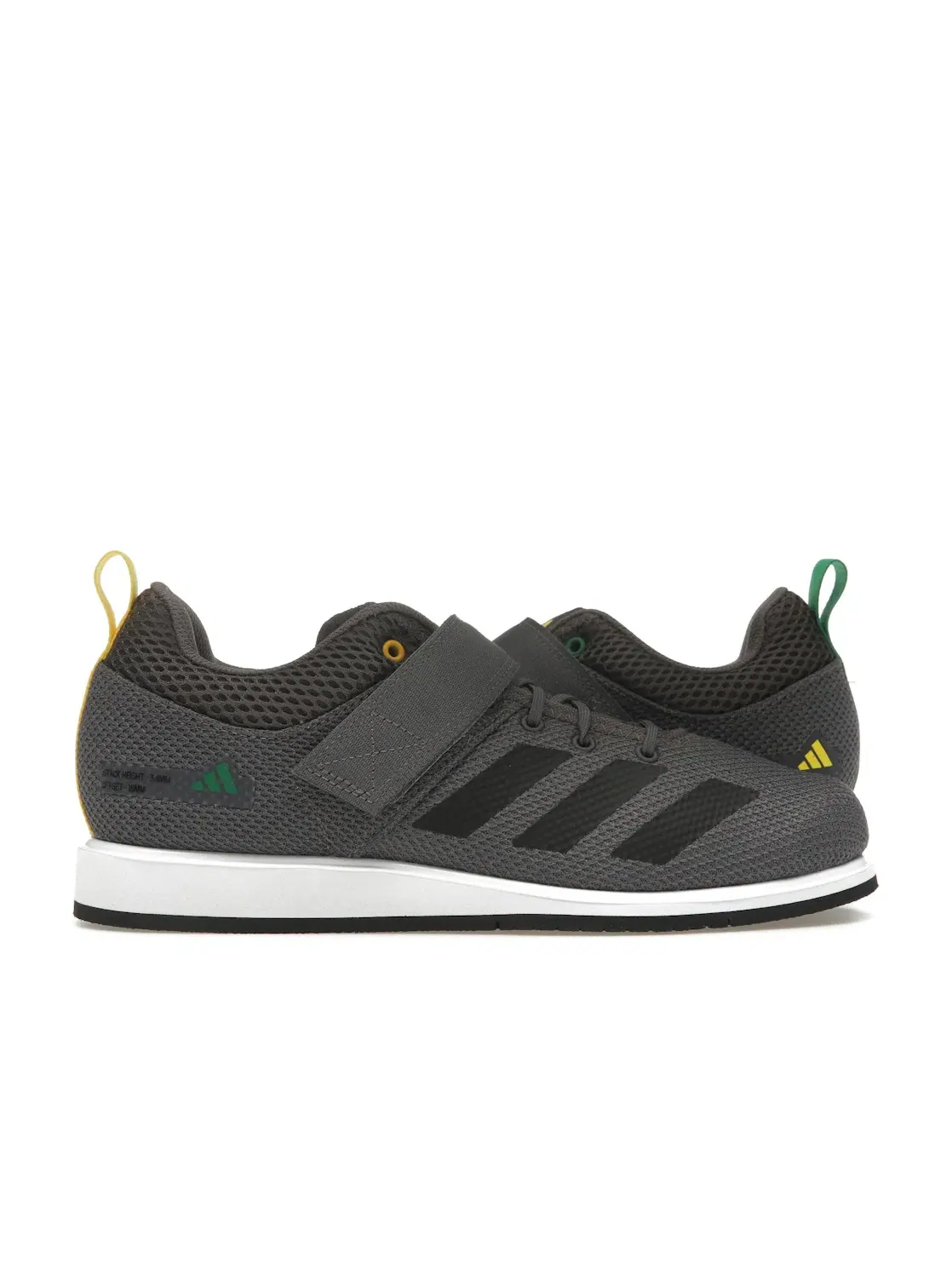 Мужские кроссовки для пауэрлифтинга Adidas Powerlift 5 — изображение 1 из 4, темно-серый/черный/белый