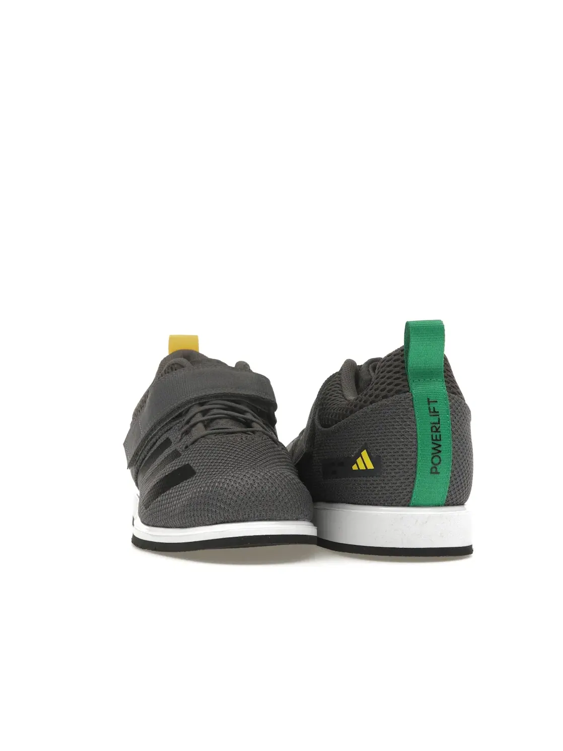 Мужские кроссовки для пауэрлифтинга Adidas Powerlift 5 — изображение 2 из 4, темно-серый/черный/белый