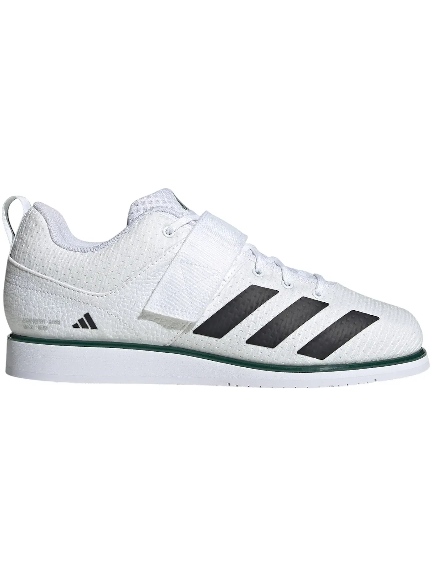 Мужские кроссовки для тяжелой атлетики Adidas Powerlift 5 — изображение 1 из 1, белый/черный/зеленый