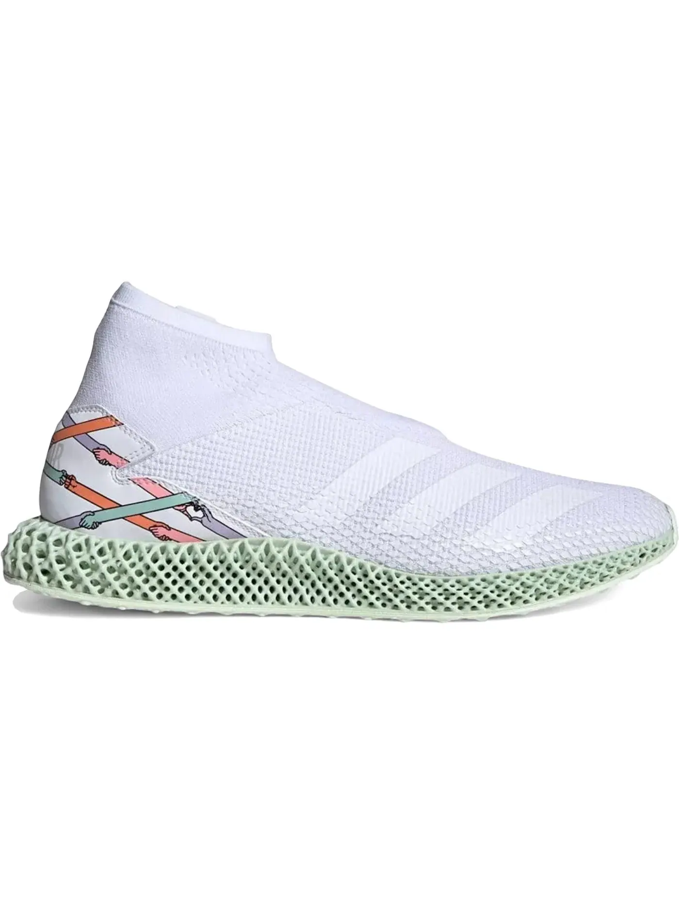 Мужские кроссовки для Performance с принтом Adidas Predator 20+ TR — изображение 1 из 1, белый/белый/фиолетовый
