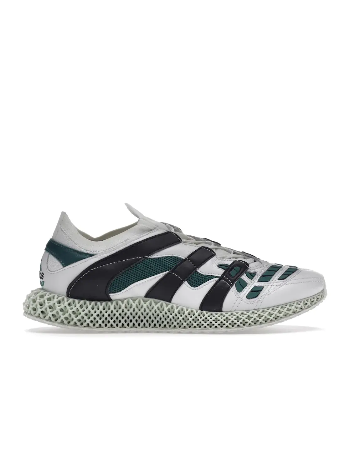 Мужские кроссовки с системой шнуровки Predator Accelerator 4D EQT Adidas — изображение 1 из 4, белый/черный-зеленый