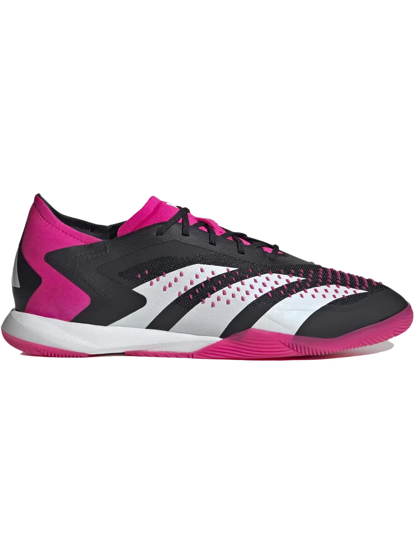 Мужские кроссовки для футбола с покрытием Predator Accuracy.1 Indoor Adidas — изображение 1 из 1, черный белый розовый